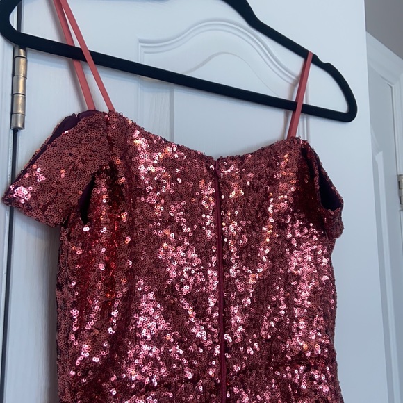 Ombré Sequins Mini Dress - Picture 6 of 6